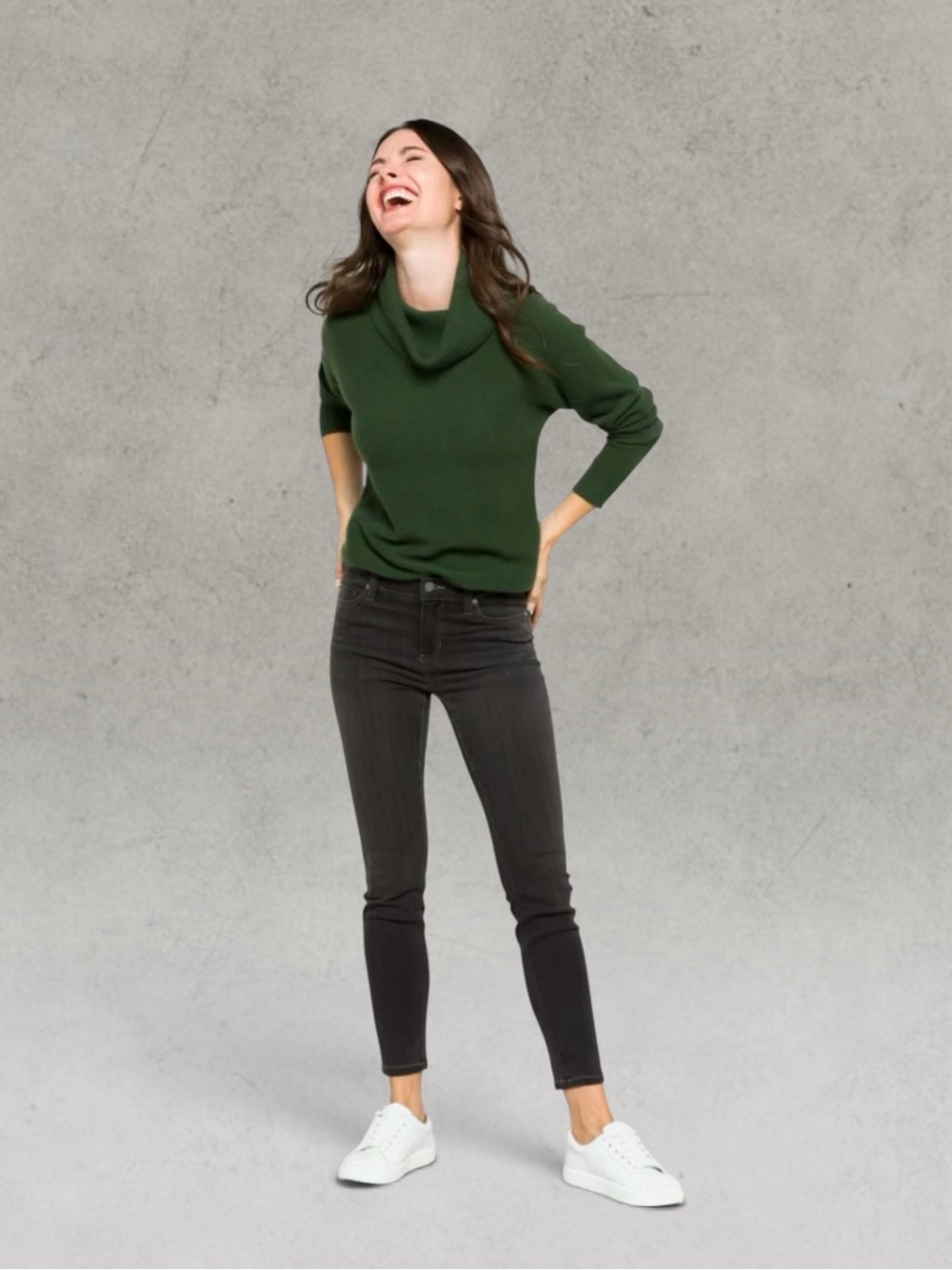 Liverpool Women's Skinny Jeans in Dark Gray